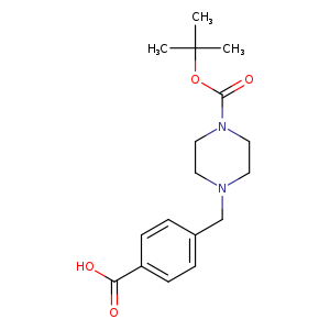4-[[4-[(2-methylpropan-2-yl)oxycarbonyl]piperazin-1-yl]methyl]benzoic acid