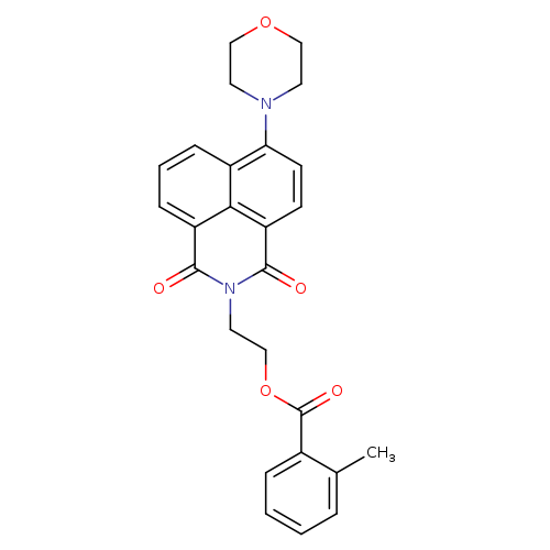 2-[8-(morpholin-4-yl)-2,4-dioxo-3-azatricyclo[7.3.1.0^{5,13}]trideca-1(13),5,7,9,11-pentaen-3-yl]ethyl 2-methylbenzoate