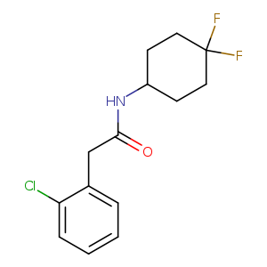2-(2-chlorophenyl)-N-(4,4-difluorocyclohexyl)acetamide