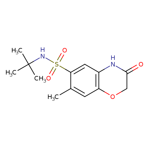 N-(tert-Butyl)-7-methyl-3-oxo-3,4-dihydro-2h-1,4-benzoxazine-6-sulfonamide