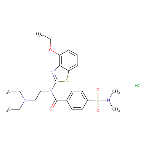 N-[2-(diethylamino)ethyl]-4-(dimethylsulfamoyl)-N-(4-ethoxy-1,3-benzothiazol-2-yl)benzamide hydrochloride