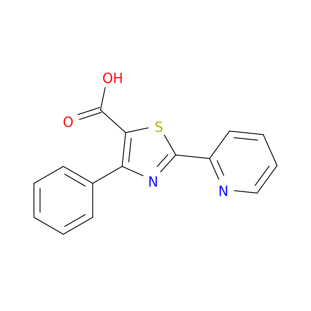 4-Phenyl-2-(pyridin-2-yl)thiazole-5-carboxylic acid