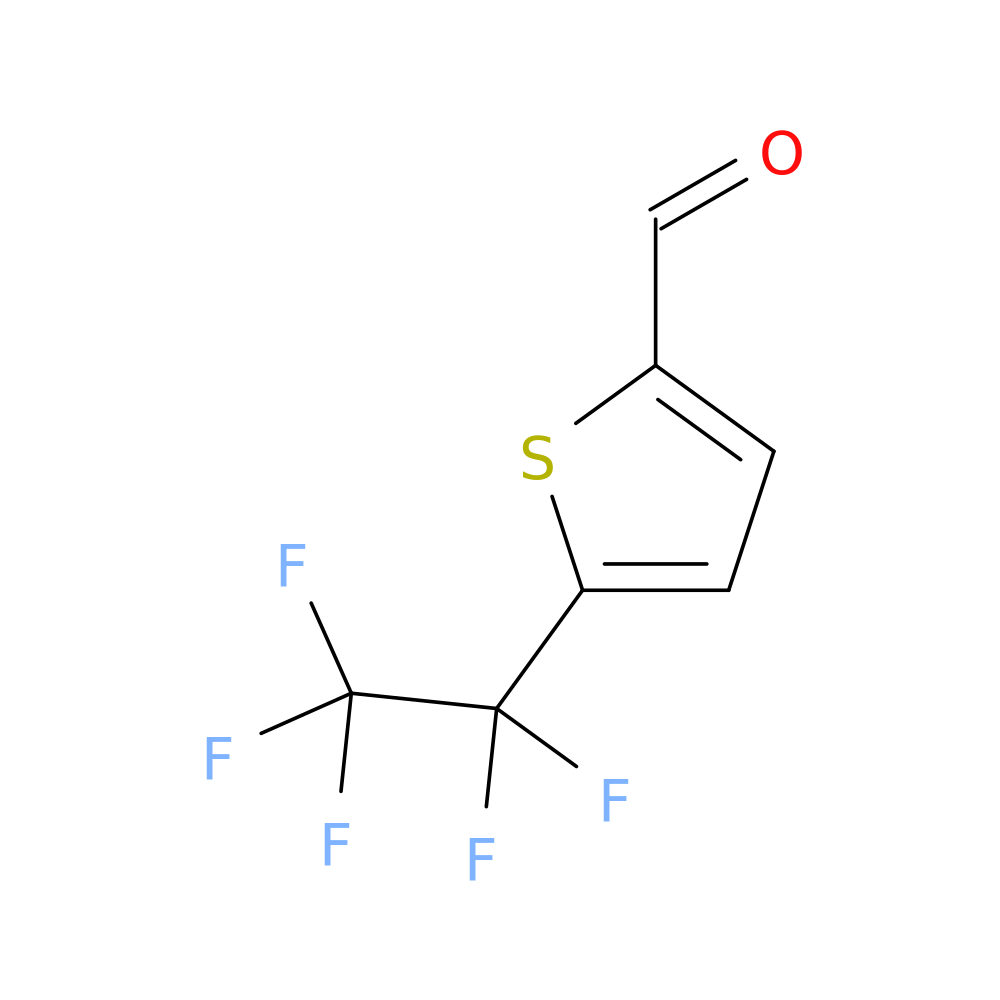 5-(1,1,2,2,2-pentafluoroethyl)thiophene-2-carbaldehyde
