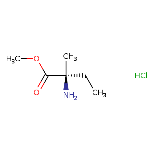 Isovaline, methyl ester, hydrochloride (1:1)