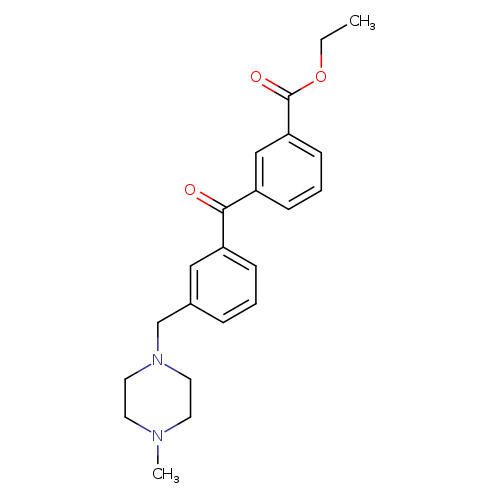 3-CARBOETHOXY-3'-(4-METHYLPIPERAZINOMETHYL) BENZOPHENONE