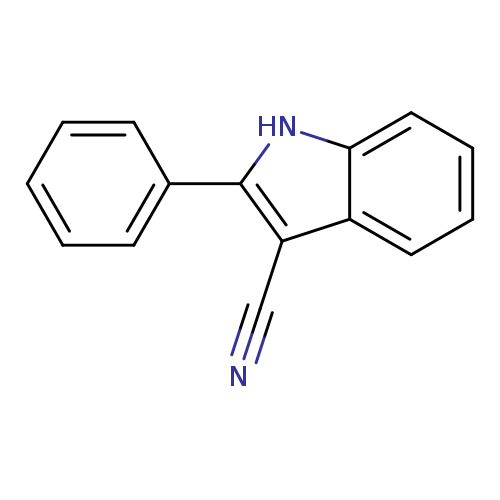1H-Indole-3-carbonitrile, 2-phenyl-
