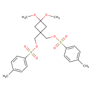 1，1-Cyclobutanedimethanol， 3，3-dimethoxy-， 1，1-bis(4-methylbenzenesulfonate)