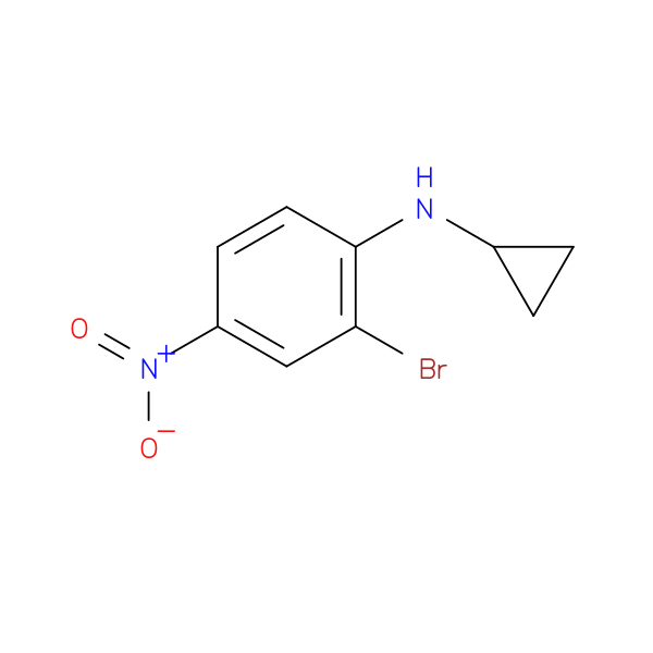 2-Bromo-N-cyclopropyl-4-nitroaniline