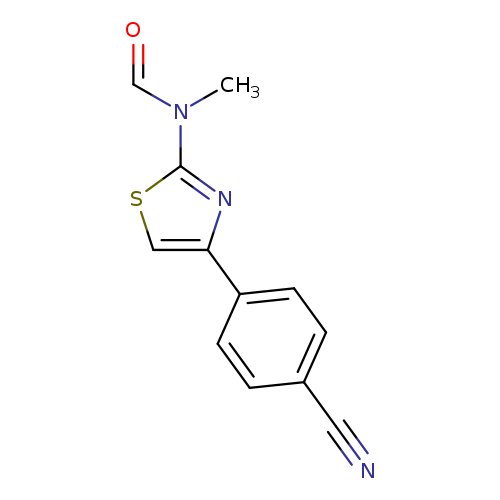 N-[4-(4-cyanophenyl)-1,3-thiazol-2-yl]-N-methylformamide