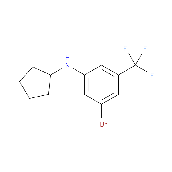 3-Bromo-N-cyclopentyl-5-(trifluoromethyl)aniline