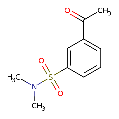 3-acetyl-N,N-dimethylbenzene-1-sulfonamide