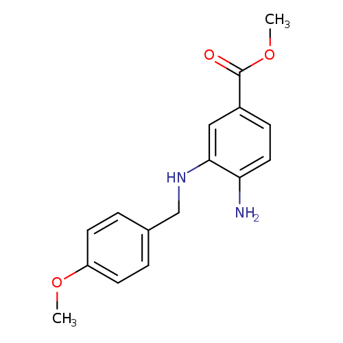 Methyl 4-amino-3-[(4-methoxybenzyl)amino]benzoate