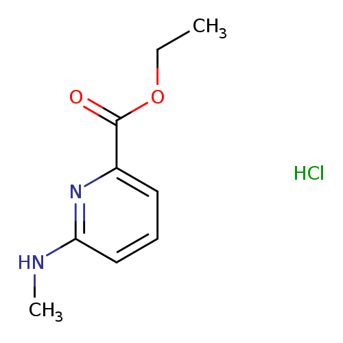 ethyl 6-(methylamino)pyridine-2-carboxylate hydrochloride