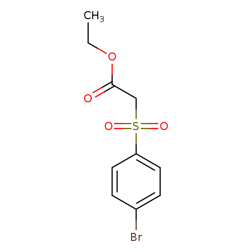 ethyl 2-(4-bromobenzenesulfonyl)acetate