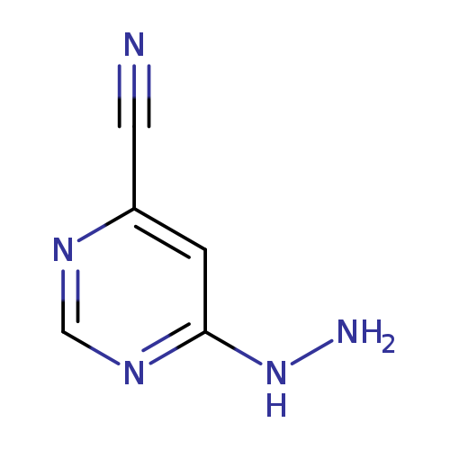 6-hydrazinylpyrimidine-4-carbonitrile