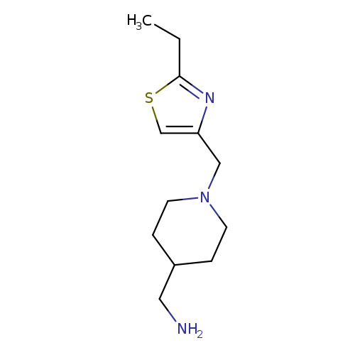 (1-[(2-Ethyl-1,3-thiazol-4-yl)methyl]piperidin-4-yl)methanamine