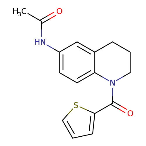 N-[1-(thiophene-2-carbonyl)-1,2,3,4-tetrahydroquinolin-6-yl]acetamide