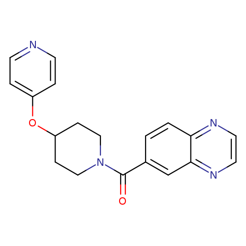 6-[4-(pyridin-4-yloxy)piperidine-1-carbonyl]quinoxaline