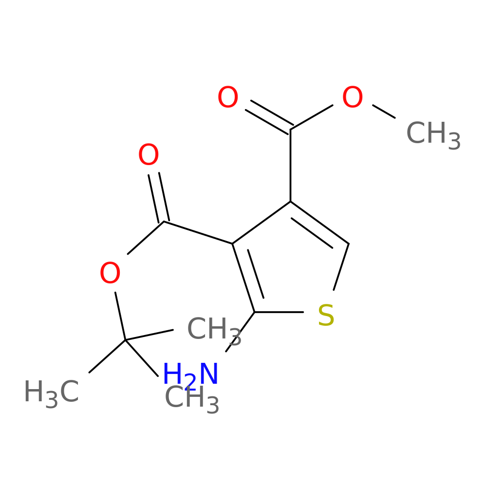 3-(tert-Butyl) 4-methyl 2-aminothiophene-3,4-dicarboxylate