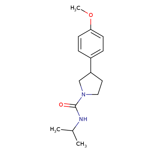 3-(4-methoxyphenyl)-N-(propan-2-yl)pyrrolidine-1-carboxamide