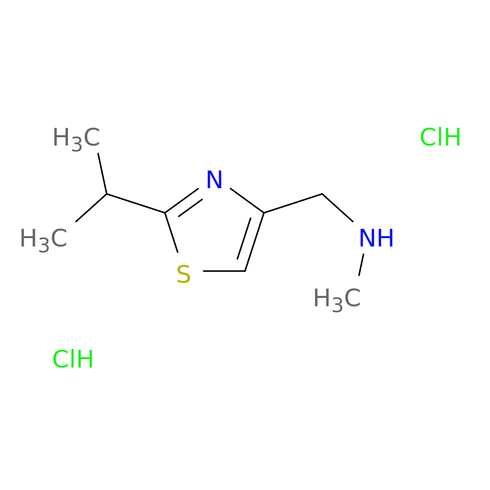 N-Methyl-2-(1-methylethyl)-4-thiazolemethanamine dihydrochloride