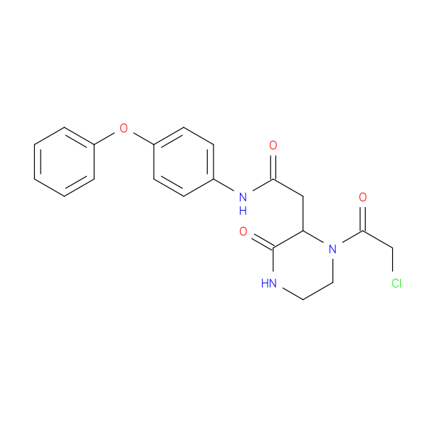 2-[1-(Chloroacetyl)-3-oxopiperazin-2-yl]-n-(4-phenoxyphenyl)acetamide