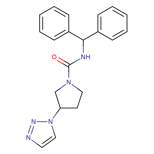 N-(diphenylmethyl)-3-(1H-1,2,3-triazol-1-yl)pyrrolidine-1-carboxamide