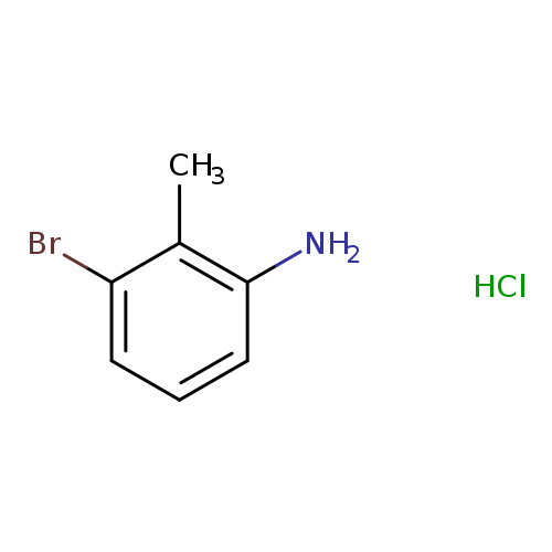Benzenamine, 3-bromo-2-methyl-, hydrochloride (1:1)