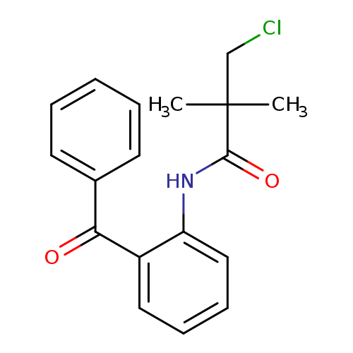 N-(2-benzoylphenyl)-3-chloro-2,2-dimethylpropanamide