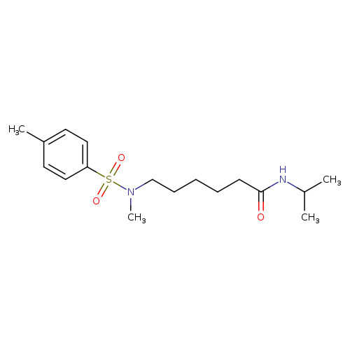 6-(N-methyl4-methylbenzenesulfonamido)-N-(propan-2-yl)hexanamide