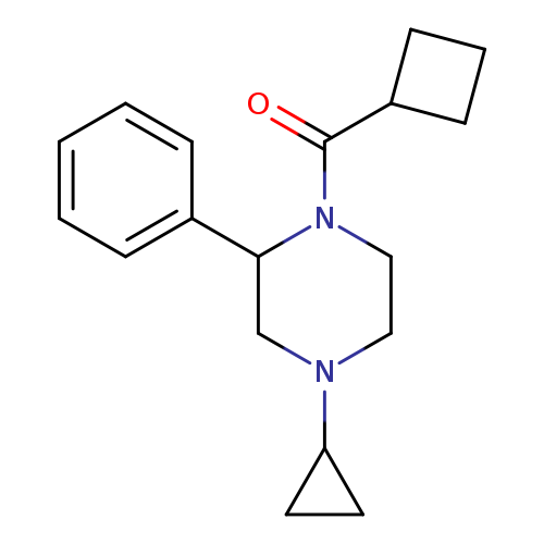 1-cyclobutanecarbonyl-4-cyclopropyl-2-phenylpiperazine