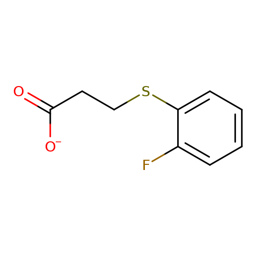 3-(2-fluorophenyl)sulfanylpropanoate