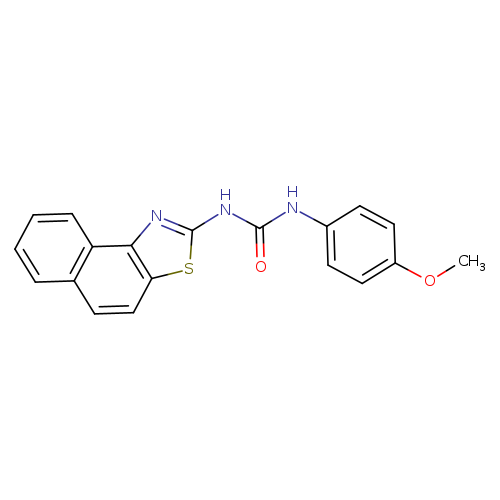 1-(4-methoxyphenyl)-3-{naphtho[1,2-d][1,3]thiazol-2-yl}urea