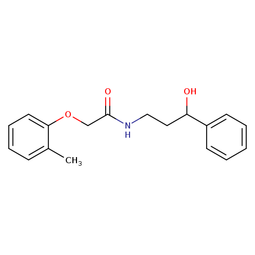 N-(3-hydroxy-3-phenylpropyl)-2-(2-methylphenoxy)acetamide