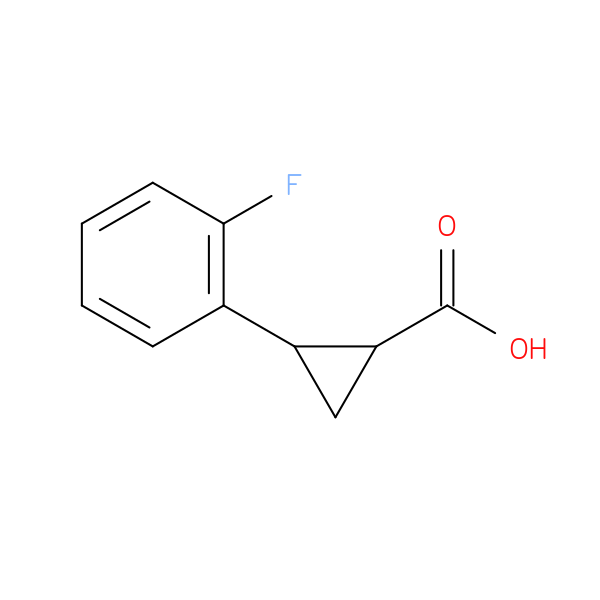 2-(2-Fluorophenyl)cyclopropanecarboxylic acid