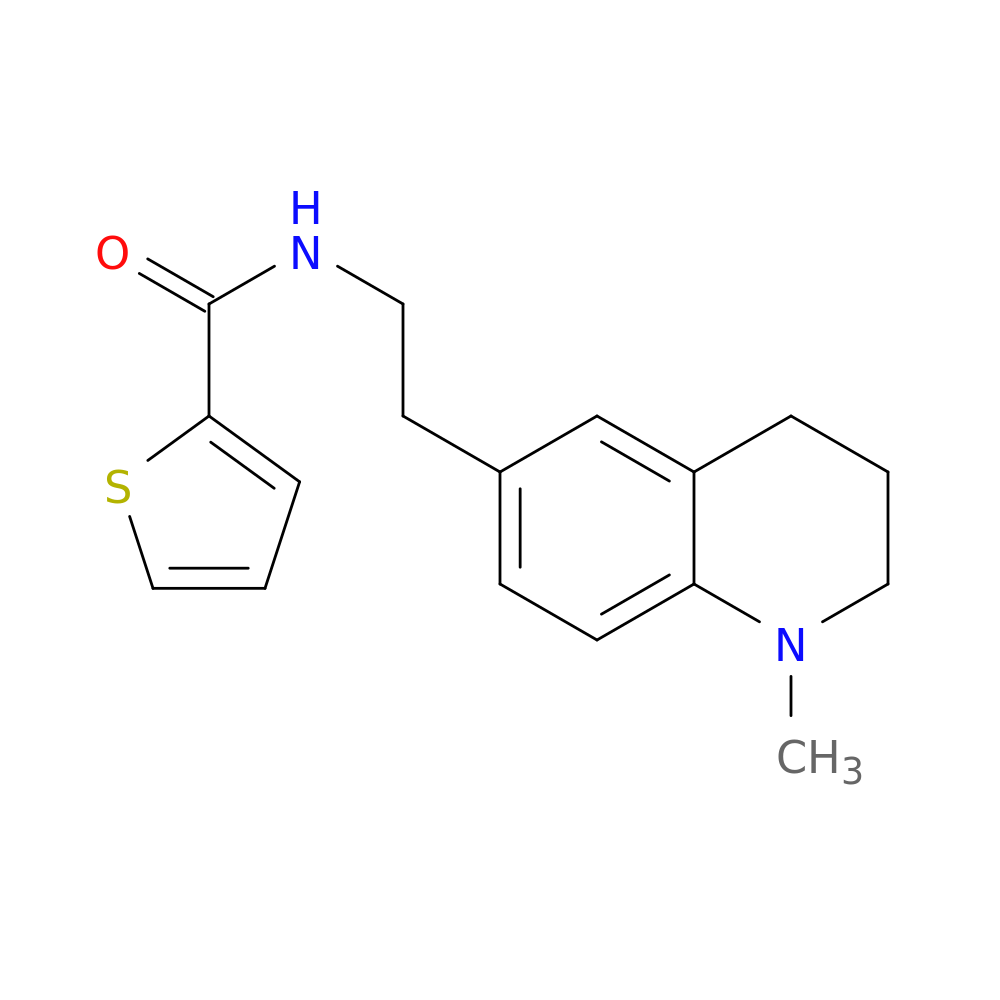 N-[2-(1-methyl-1,2,3,4-tetrahydroquinolin-6-yl)ethyl]thiophene-2-carboxamide