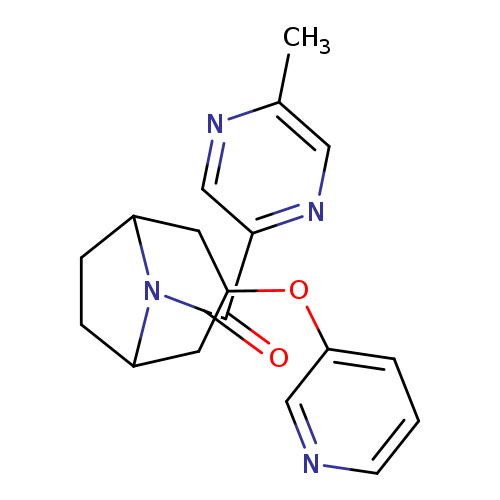 8-(5-methylpyrazine-2-carbonyl)-3-(pyridin-3-yloxy)-8-azabicyclo[3.2.1]octane