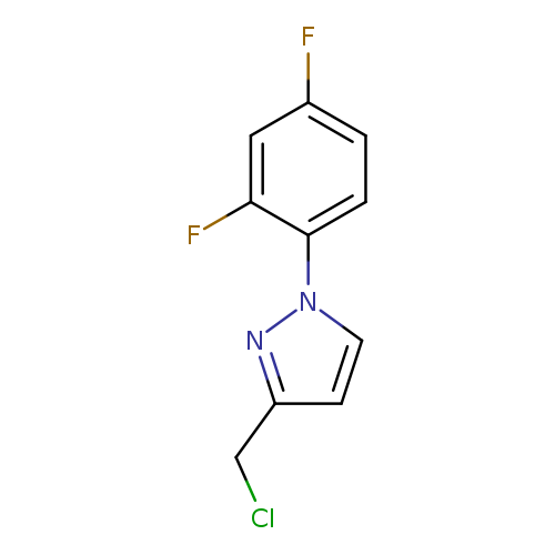3-(Chloromethyl)-1-(2,4-difluorophenyl)-1h-pyrazole