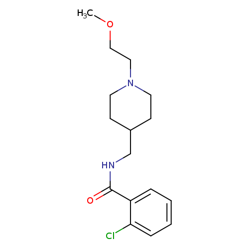2-chloro-N-{[1-(2-methoxyethyl)piperidin-4-yl]methyl}benzamide