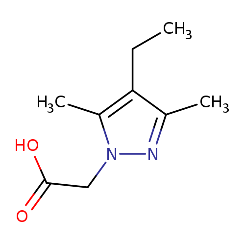 (4-Ethyl-3,5-dimethyl-1h-pyrazol-1-yl)acetic acid