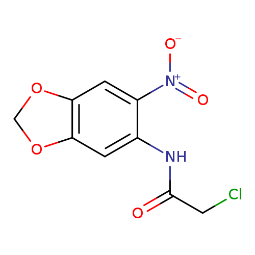 2-chloro-N-(6-nitro-2H-1,3-benzodioxol-5-yl)acetamide