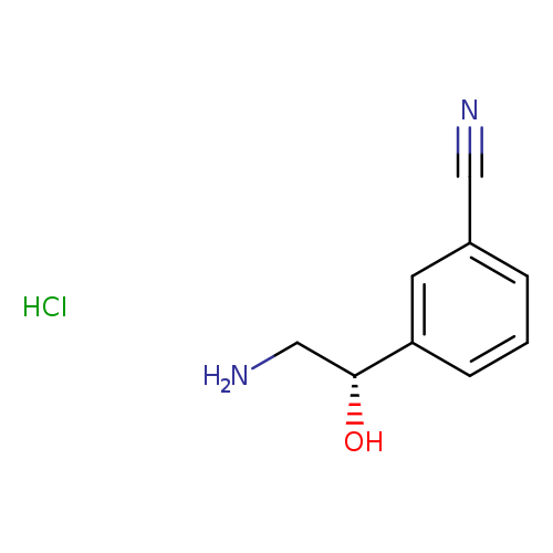 3-[(1S)-2-amino-1-hydroxyethyl]benzonitrile hydrochloride