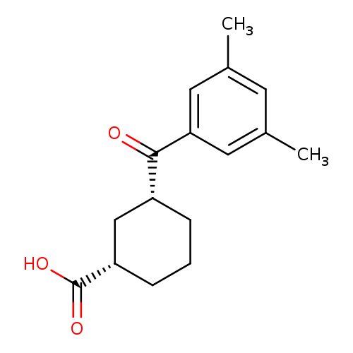 cis-3-(3,5-Dimethylbenzoyl)cyclohexane-1-carboxylic acid