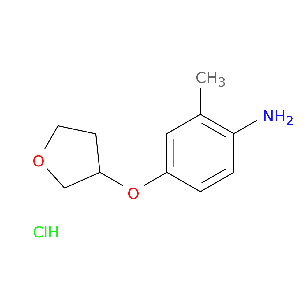 2-methyl-4-(oxolan-3-yloxy)aniline hydrochloride