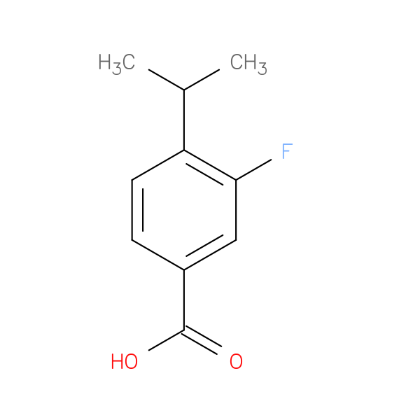 3-fluoro-4-(propan-2-yl)benzoic acid