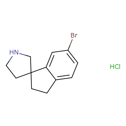 6-bromo-2,3-dihydrospiro[indene-1,3'-pyrrolidine]hydrochloride