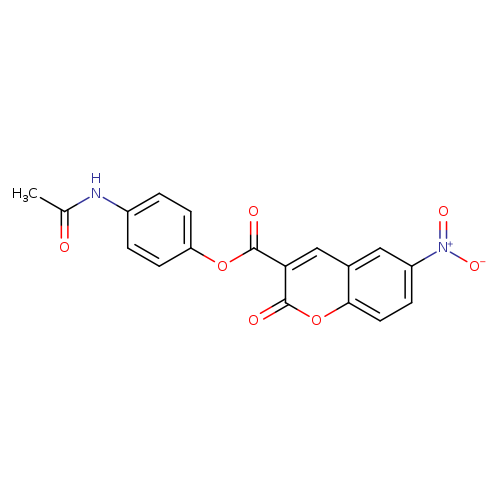 4-acetamidophenyl 6-nitro-2-oxo-2H-chromene-3-carboxylate