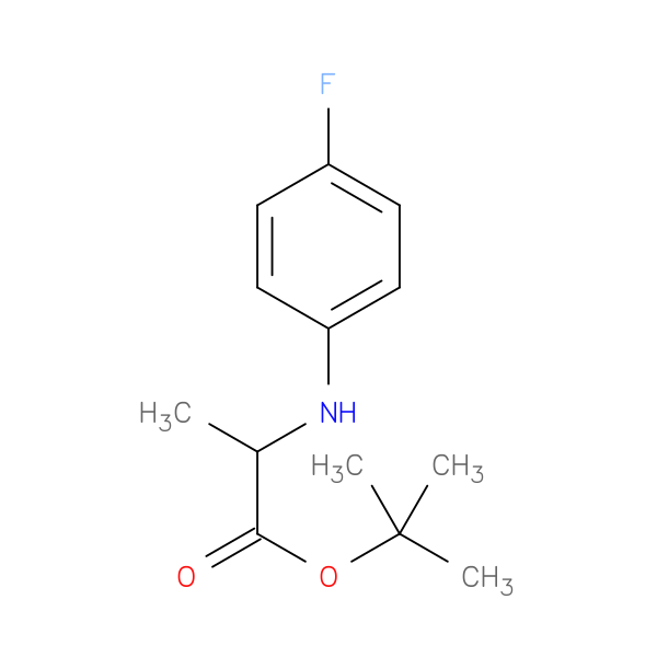 tert-Butyl 2-[(4-fluorophenyl)amino]propanoate