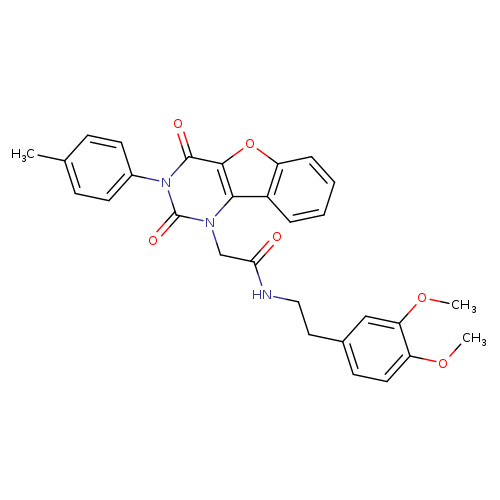 N-[2-(3,4-dimethoxyphenyl)ethyl]-2-[5-(4-methylphenyl)-4,6-dioxo-8-oxa-3,5-diazatricyclo[7.4.0.0^{2,7}]trideca-1(9),2(7),10,12-tetraen-3-yl]acetamide