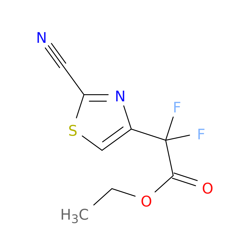 ethyl 2-(2-cyano-1,3-thiazol-4-yl)-2,2-difluoroacetate